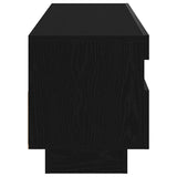 TV Cabinet Black Oak 100 x 35 x 40 cm Engineered Wood 862565
