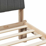 Bed Frame with Headboard Brown 80 x 200 cm Solid Pine Wood 878920