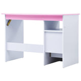 287447 Children Drawing Study Desk Tiltable Pink and White