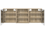 Bathroom Cabinet Set 3 pcs 126 x 16 x 62.5 cm Engineered wood 3403826