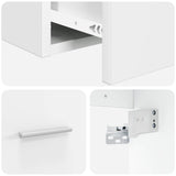 Bathroom Furniture Set White Engineered Wood 3404398