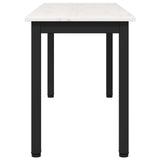 Bench White 110 x 35 x 45 cm Solid Pine Wood 892774