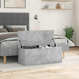 Storage Box Concrete Grey 90x35x35 cm Engineered Wood 840684