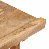 244948 Drafting Table Solid Mango Wood 116x50x76 cm