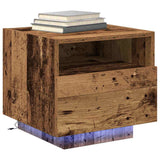 Bedside Cabinet 2 pcs Old Wood 40 x 39 x 37 cm Engineered Wood 863067