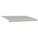 Awning Replacement Fabric Light Grey 430 x 345 cm Polyester 42000591