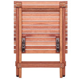 Bistro Set Brown Solid eucalyptus wood with an oil finish Small 45586