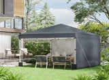 3 x 3 Pop Up Gazebo, UPF 30 with 2 Sidewalls, Leg Weight Bags and Wheeled Bag, Height T3398P310883