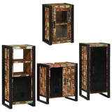Bathroom Furniture Set 4 pcs Multicolour Solid Reclaimed Wood 3305701