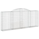 Arched Gabion Baskets 20 pcs 300x30x120/140 cm Galvanised Iron 3146553
