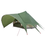 Teepee Tent 5-Person Green and Grey 415 x 415 x 247 cm 42004011