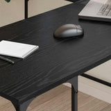 Desk Black Oak 139 x 139 x 75 cm Engineered Wood 882867