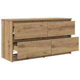 TV Cabinet Artisan Oak 100x35x54 cm Engineered Wood 861804