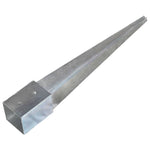ZNTS Ground Spikes 6 pcs Silver 10x10x76 cm Galvanised Steel 145420