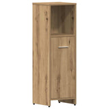 4 Piece Bathroom Furniture Set Artisan Oak Engineered Wood 3328554
