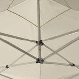 Professional Folding Party Tent with Walls Aluminium 2x2 m Cream 48930