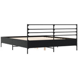 Bed Frame without Mattress Black 160x200 cm 3280052