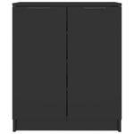 Shoe Cabinet Black 59x35x70 cm Engineered Wood 811422