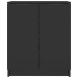 Shoe Cabinet Black 59x35x70 cm Engineered Wood 811422