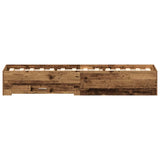 Bed Frame with Drawers Old wood 90 x 190 cm Engineered wood 3333990