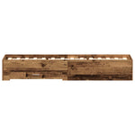 Bed Frame with Drawers Old wood 90 x 200 cm Engineered wood 3333987
