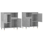 Sideboards 2 pcs Concrete Grey Engineered Wood 3190121