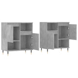 Sideboards 2 pcs Concrete Grey Engineered Wood 3190121