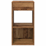 Bedside Cabinets with Drawer 2 pcs Old Wood 35x34x66.5 cm 858728