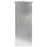 Parcel Drop Box Black 44.5 x 29 x 110.5 cm Galvanised Steel 874931