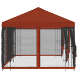 6 x 3 m Terracotta Polyester and Steel 190 3375997