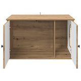 Cat House Artisian Oak 85 x 55 x 50.5 cm Engineered Wood 8000733