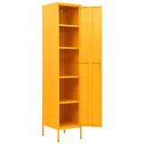 Locker Cabinet Mustard Yellow 35x46x180 cm Steel 336254