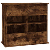 Aquarium Stand Smoked Oak 81x36x73 cm Engineered Wood 833628