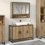 Bathroom Furniture Set 2 pcs Artisan Oak Engineered Wood 3402388