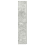 Shoe Cabinet with Shelf Grey 80 x 35.5 x 180 cm Engineered wood 3333839