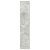 Shoe Cabinet with Shelf Grey 80 x 35.5 x 180 cm Engineered wood 3333839