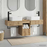 Bathroom Cabinet Set 3 pcs Artisan Oak 53 x 35 x 39 cm 3405616