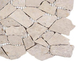 Mosaic Tiles Cream 30 x 30 cm Marble 42033527