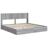 Bed Frame with Storage and Headboard 3 pcs Engineered Wood 3414358
