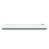 Bed Frame with LED Lights without Mattress White 100x200cm 3281112