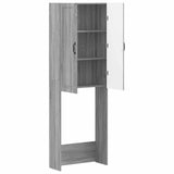 Toilet Cabinet UTRECHT Grey Sonoma 66 x 25.5 x 190 cm 897801