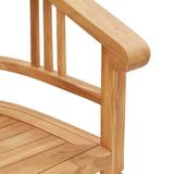 Chair 2 pcs Brown 63 x 58 x 89 cm Solid Teak Wood 42008383