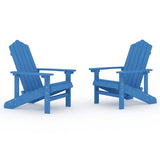 Garden Chair Aqua blue HDPE Standard 3095695