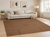 Area Rug Grey 240 x 240 cm Jute 42010421