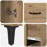 Highboard Artisan Oak 69.5 x 34 x 180 cm Engineered Wood 3415855