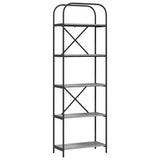 Bookshelf Grey Sonoma 60 x 30 x 183 cm Engineered wood 879854