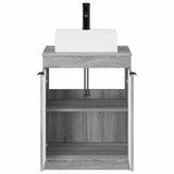 Bathroom Furniture Set Grey Sonoma Engineered Wood 3404246