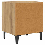 Bedside Cabinet with Drawer 2 pcs Artisan Oak 40 x 35 x 47.5 cm 880600