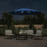 Cantilever Garden Parasol Azure Polyester fabric, Steel pole 47137