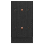 Storage Bed Frame with Drawer Black oak 236.5 x 120 x 31.5 cm 3335630